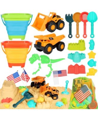 Beach Sand Toys Sandbox Bucket Truck Molds Castle Kit