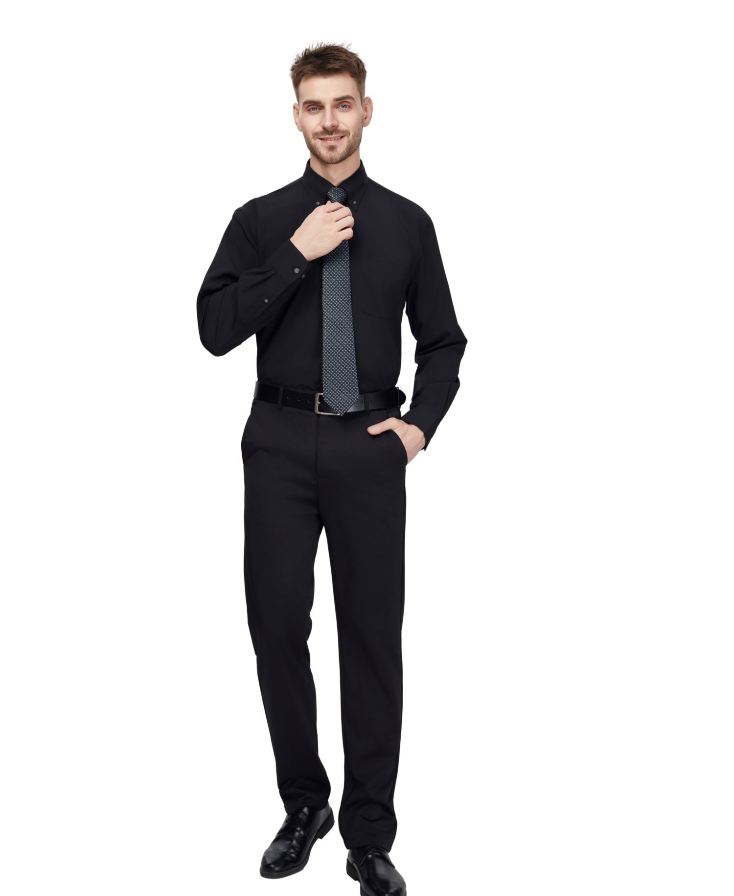 Men's Regular-Fit Long-Sleeve Dress Shirt