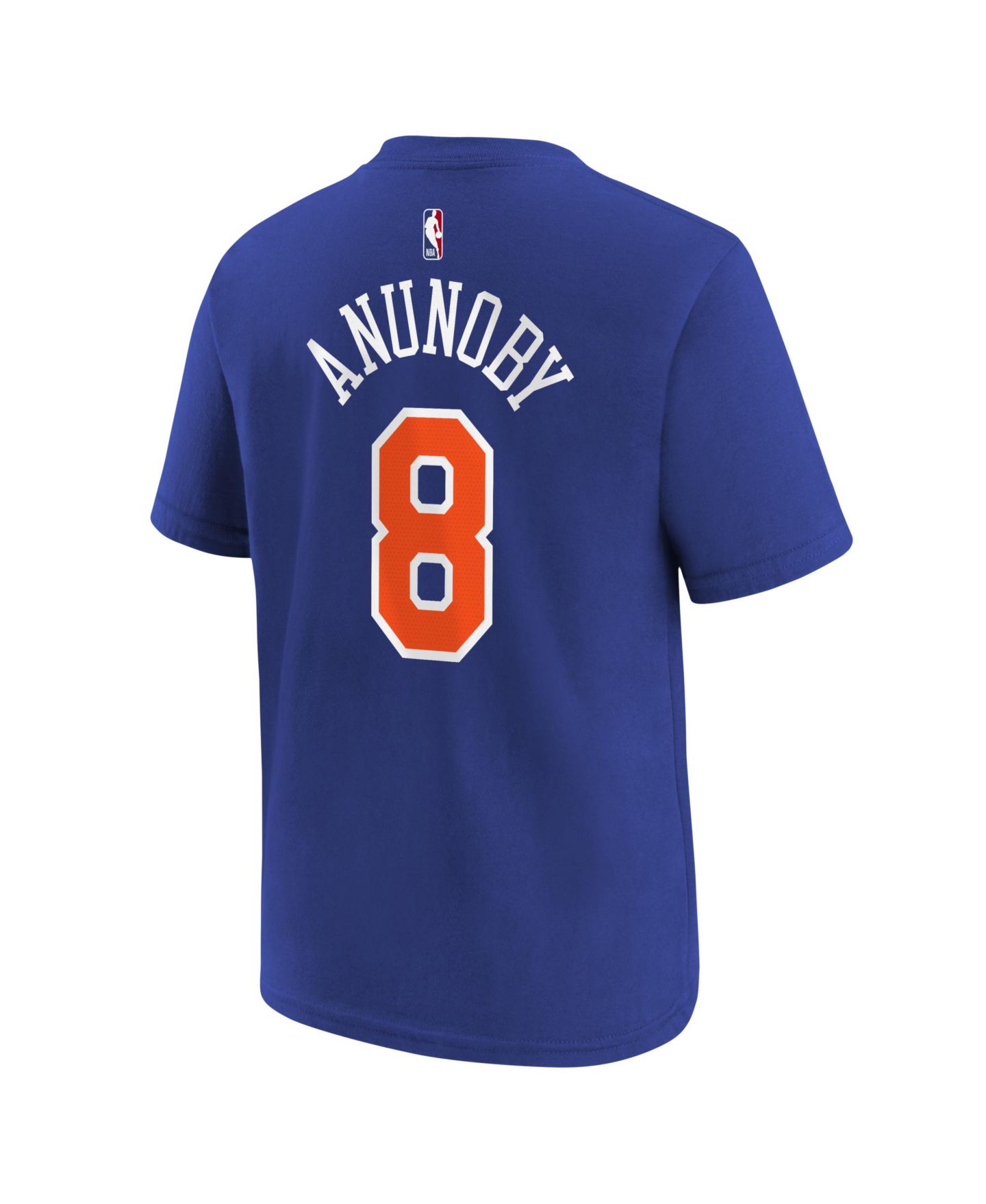 Детская футболка Nike OG Anunoby Blue New York Knicks Icon Name & Number — фото 3