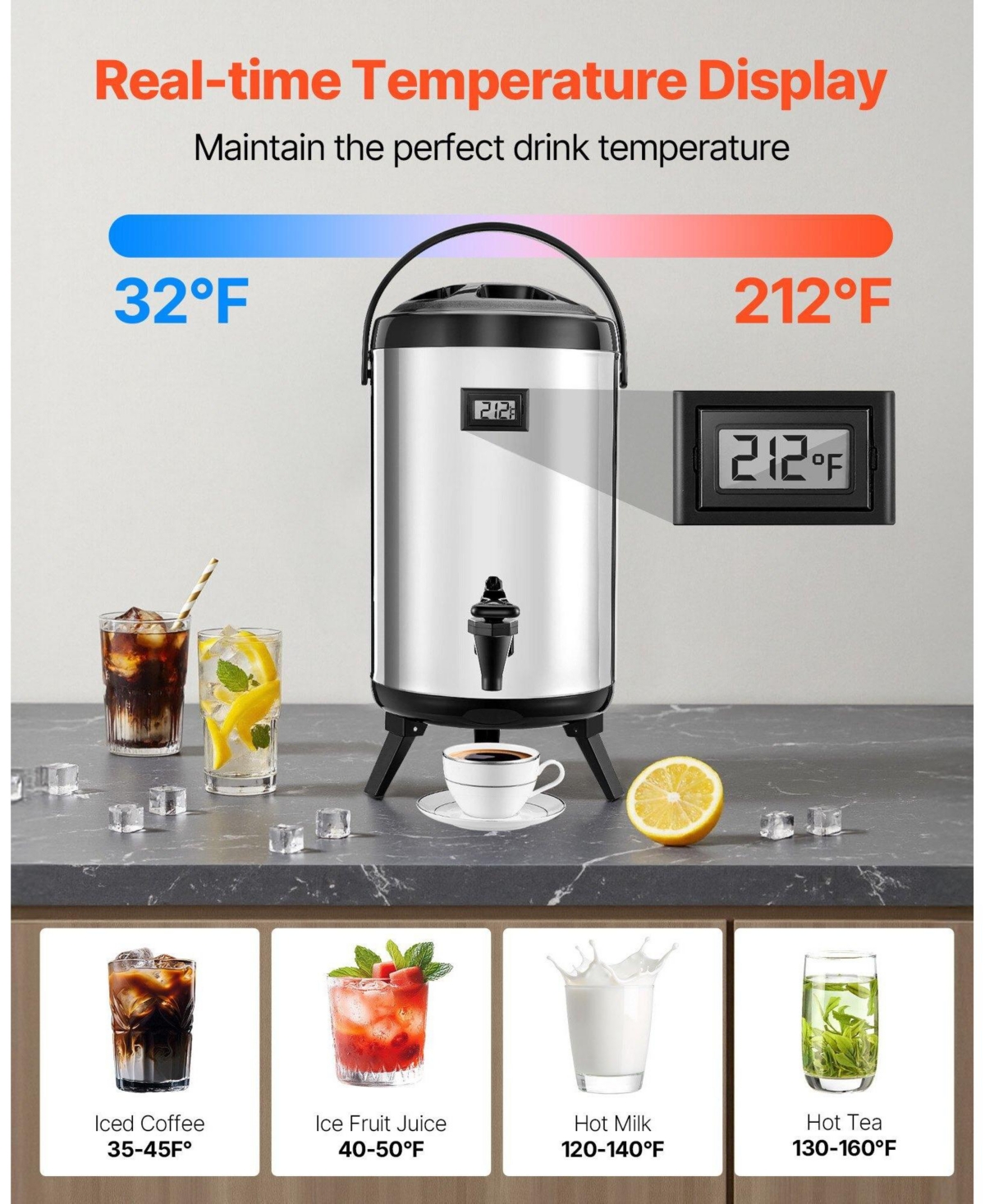 Cozito Insulated Beverage Dispenser