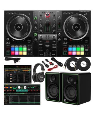 DJControl Inpulse 500 2-Channel DJ Controller with Retractable Feet, Software and  Accessories