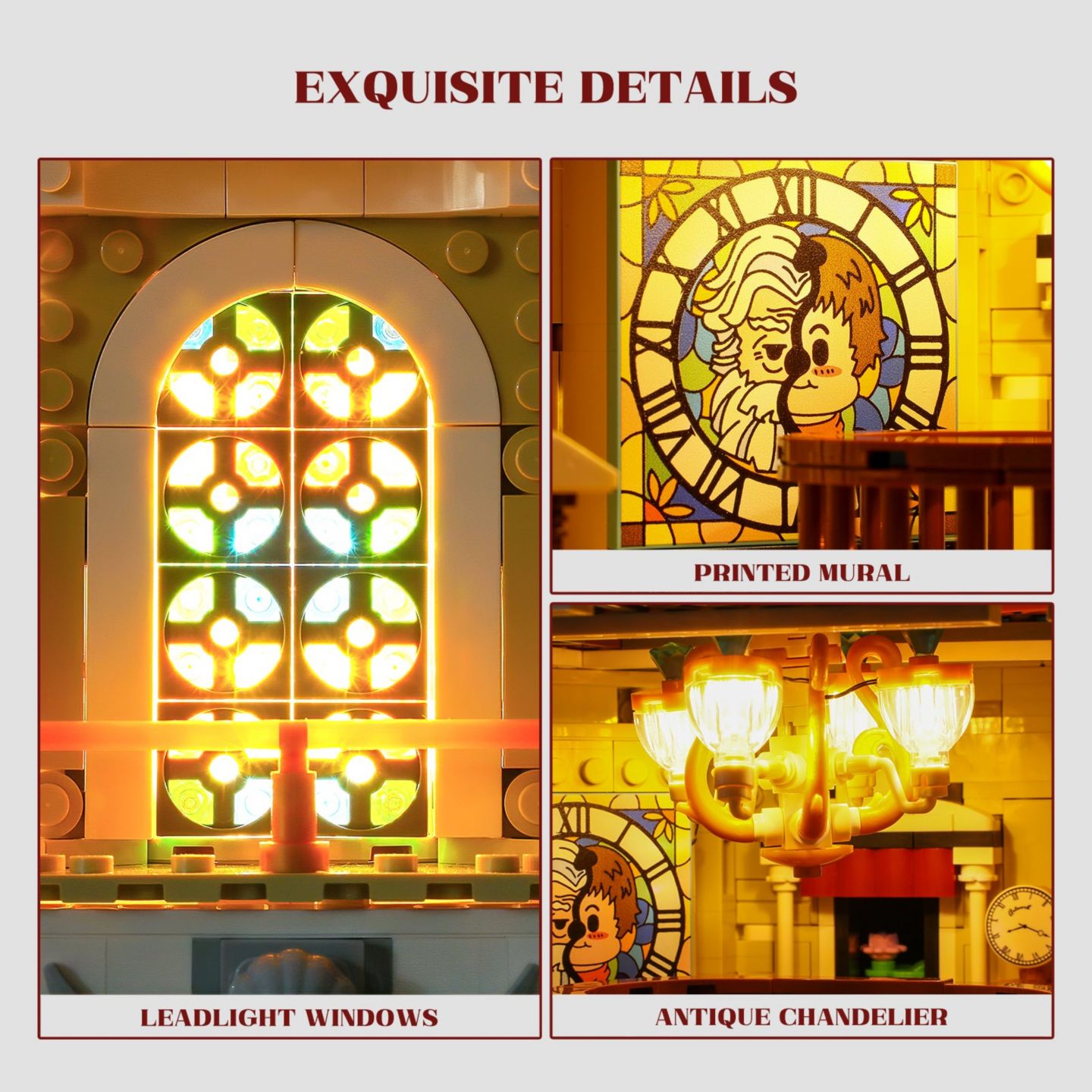 Детский конструктор Lumibricks Antique Store 2,847-Piece LED-Light Modular Building Set, Ages 16+ — фото 5
