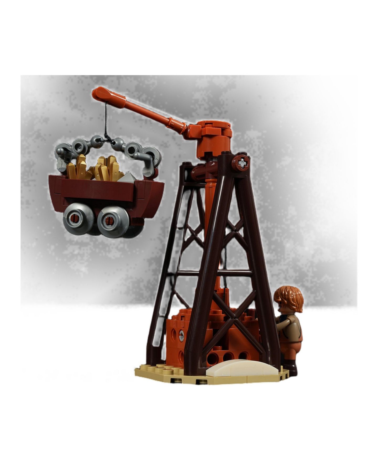 Детский конструктор Lumibricks Western Old West Gold Mine 658-Piece Lighting Building Set, Ages 16+ — фото 3