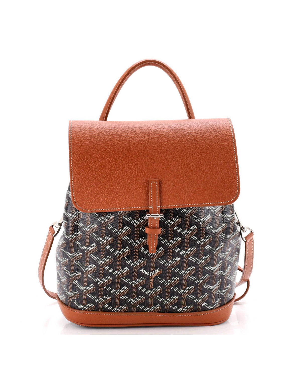 Pre-Owned Goyard Mini Alpin Backpack Coated Canvas