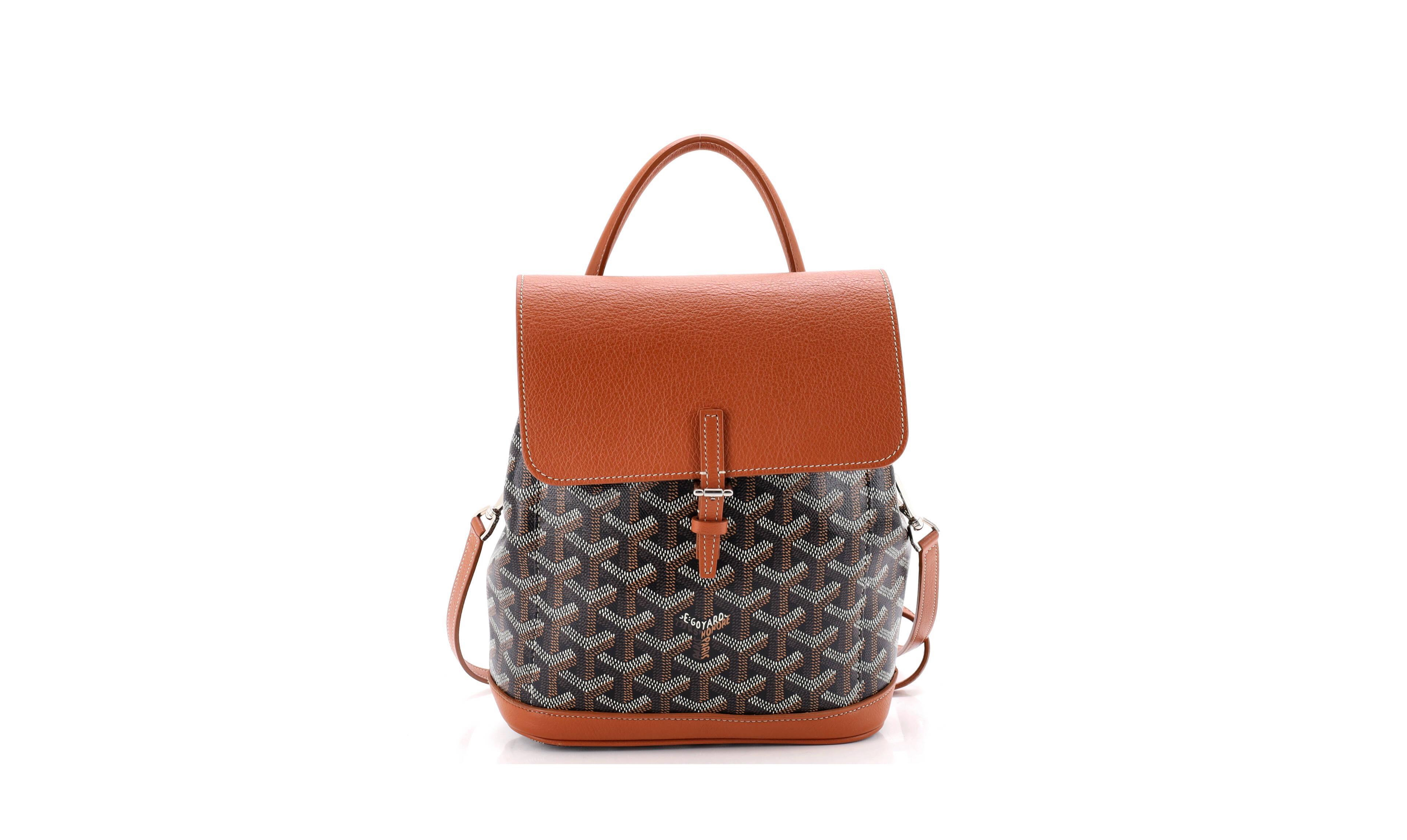 Pre-Owned Goyard Mini Alpin Backpack Coated Canvas