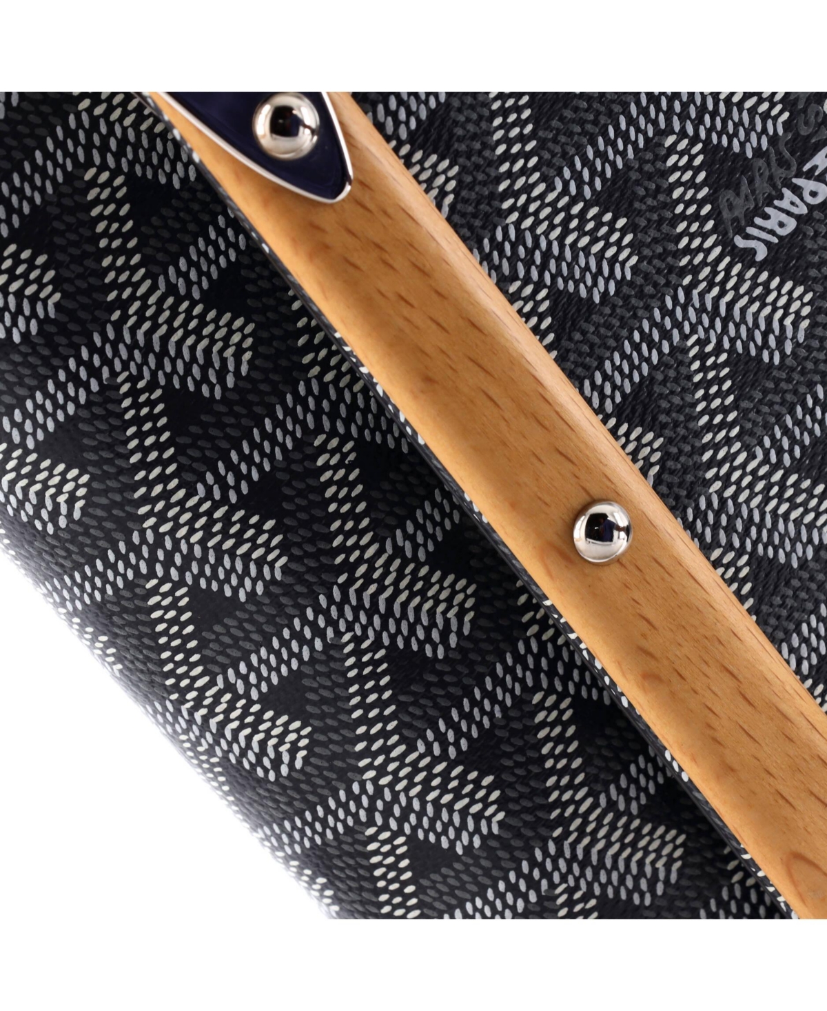 Pre-Owned Goyard Mm Monte Carlo Clutch Coated Canvas