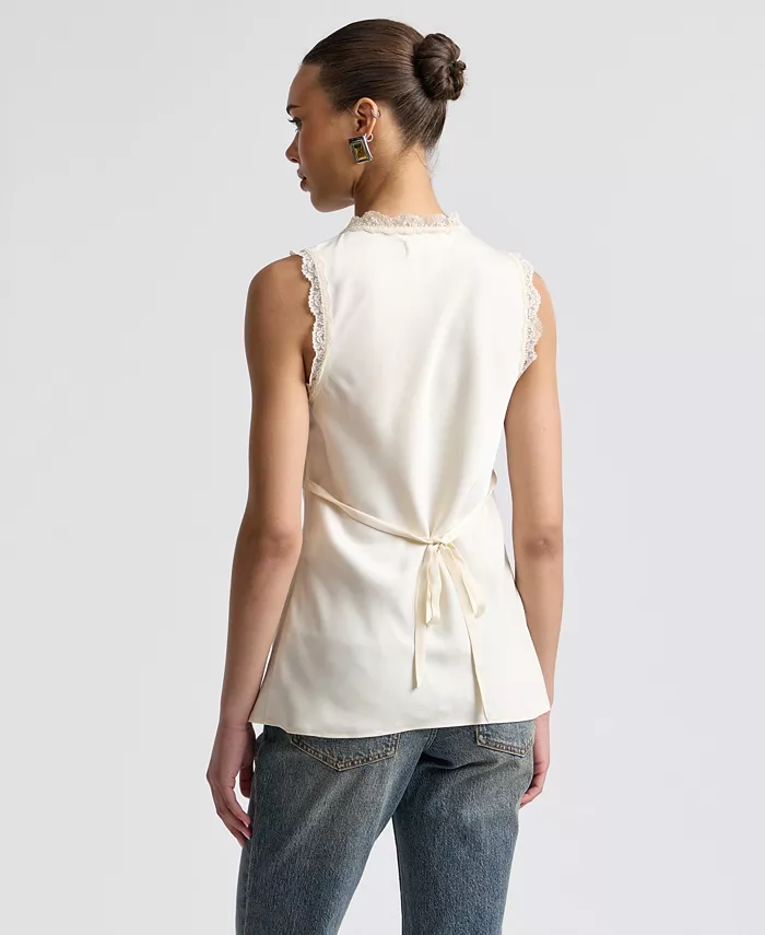 Women's Keyhole Cutaway Empire Top - thumbnail 5