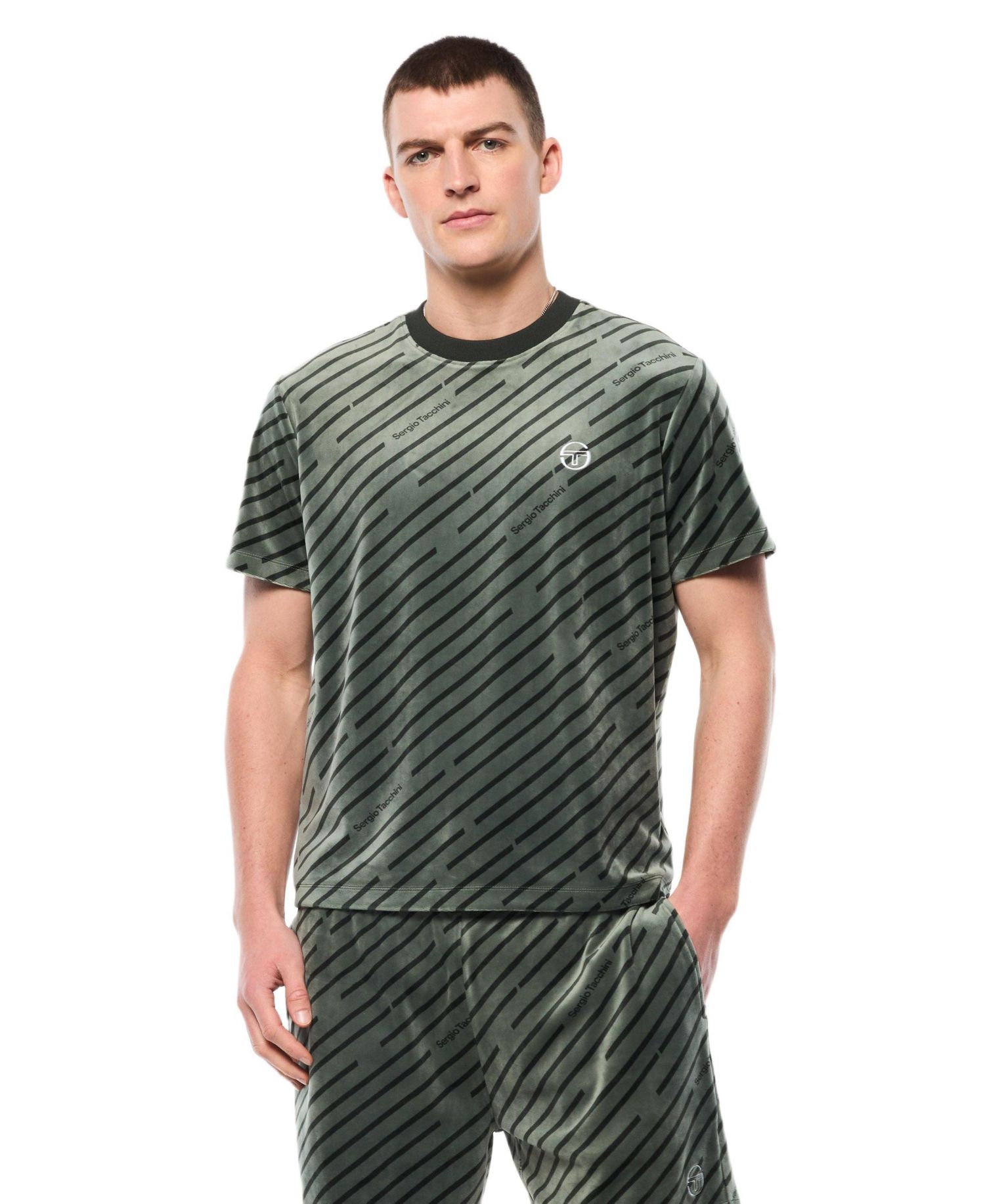 Men's Obliquo Velour T-shirt