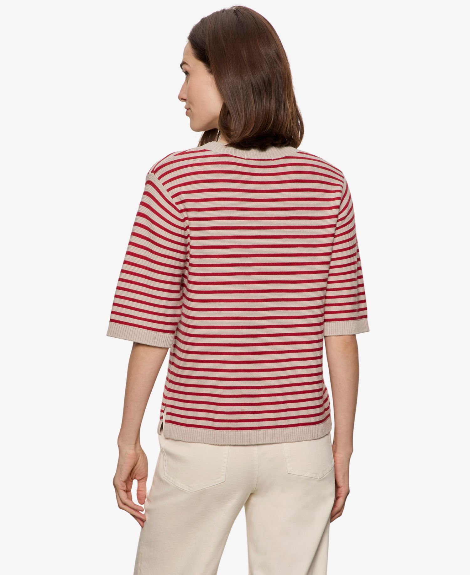 Women's Semi-Cropped Crewneck Sweater