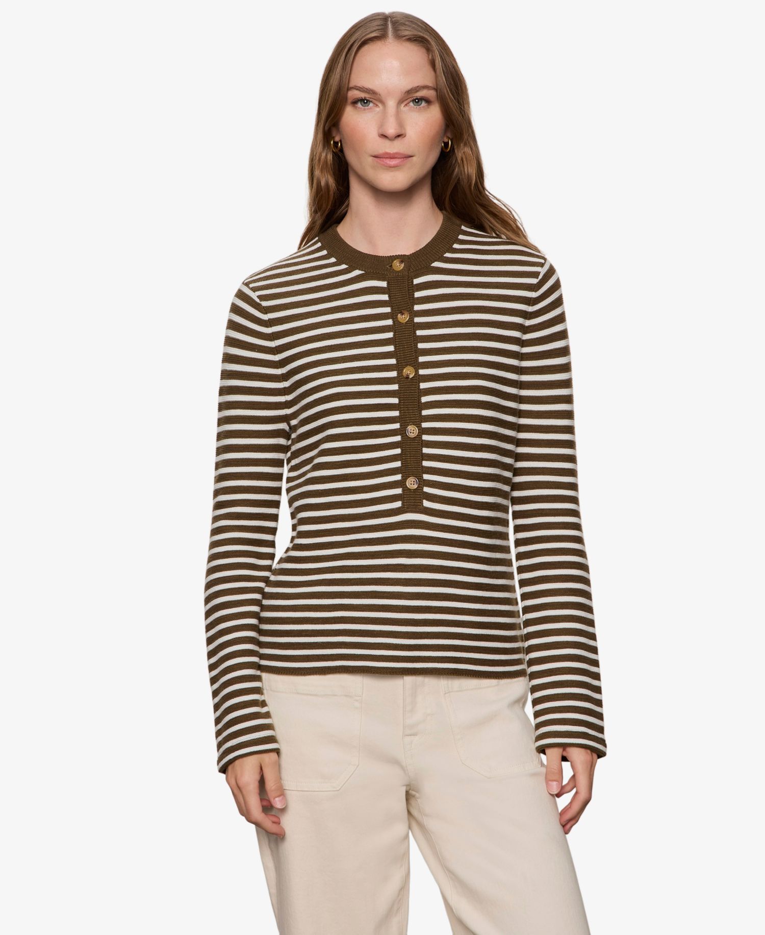 Women's Everyday Striped Pull-On Sweater