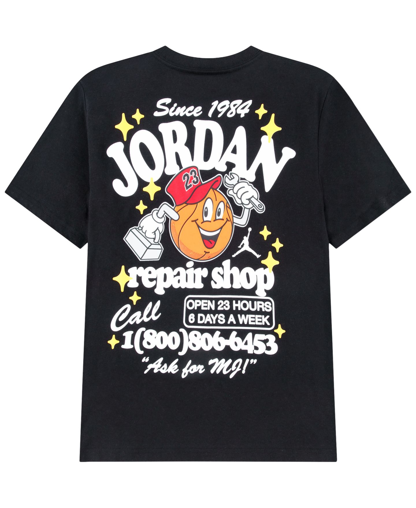 Футболка Jordan Boys' 8-20 Short-Sleeve T-Shirt, цвет: Чёрный — фото 2