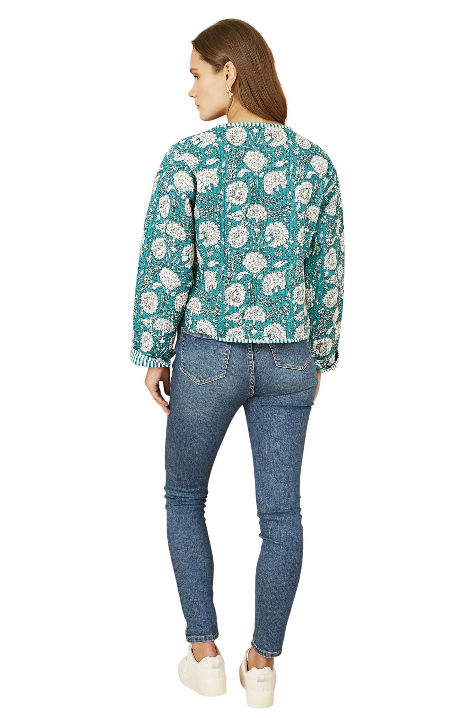 Women's Floral Patchwork Reversible Jacket