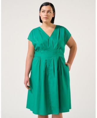 Women's Rebekah V-Neck Cotton Mini Dress