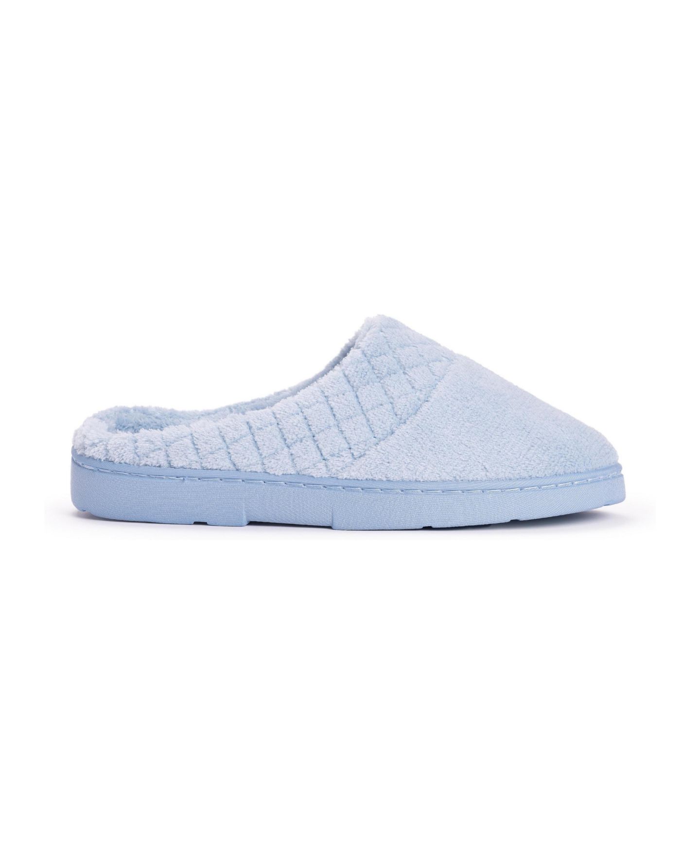 Женские сабо MUK LUKS Quilted Clog Slippers, цвет: Синий — фото 7