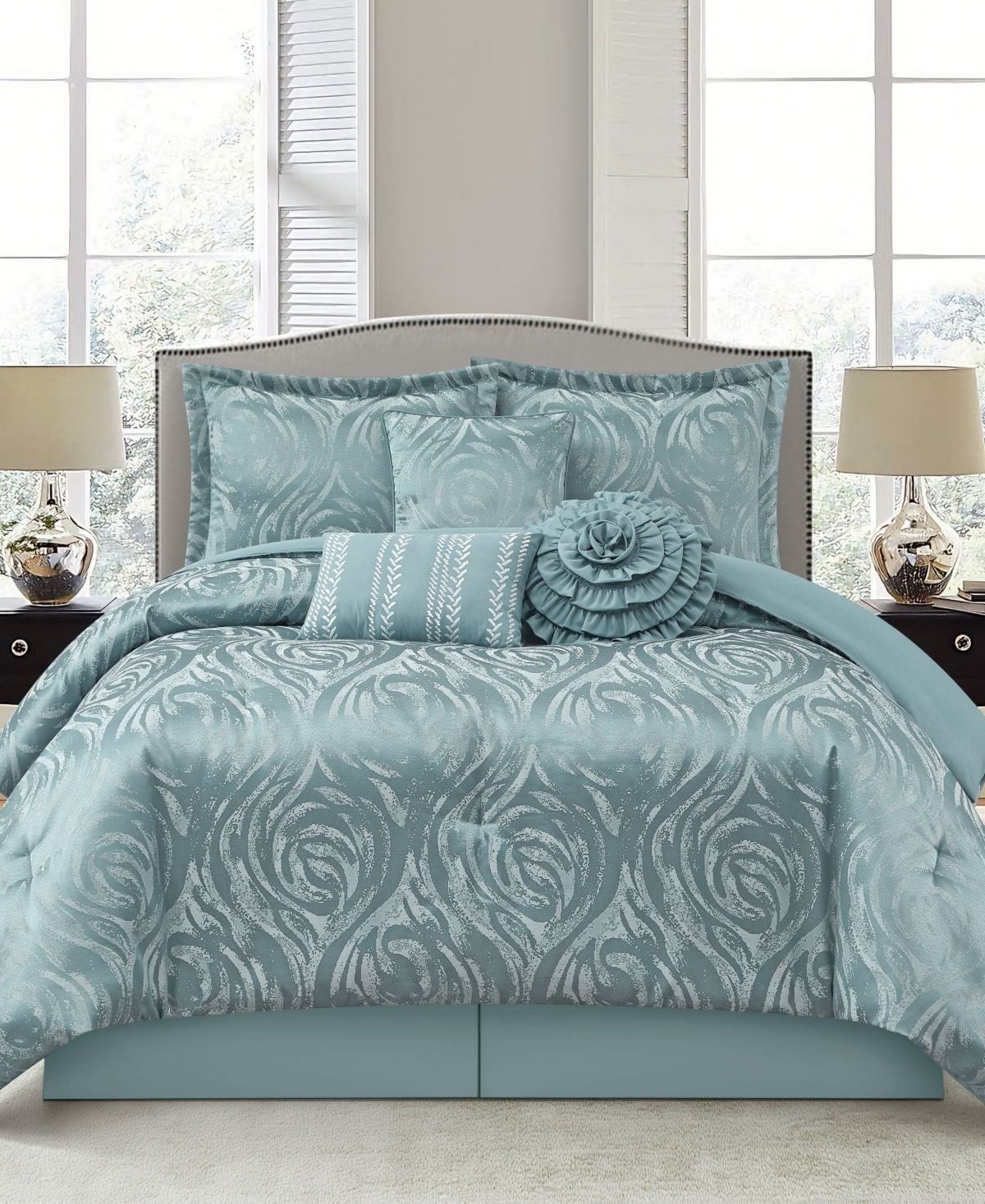 Stratford Park Alameda Floral 7-Pc. Comforter Set