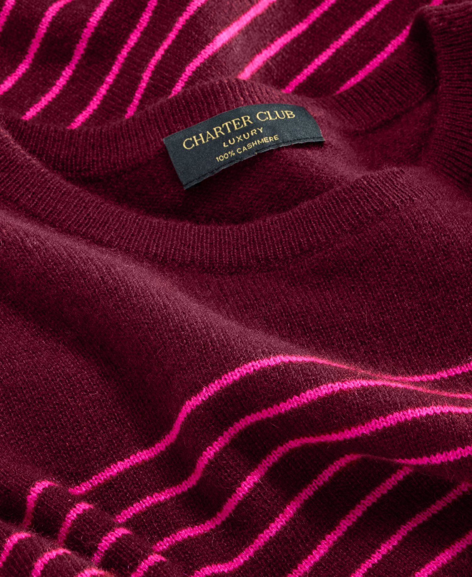 100% Cashmere Women's Petite Long-Sleeve Crewneck Sweater