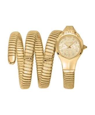 Women's Reptilia Quartz IP Gold Stainless Steel Bracelet Watch