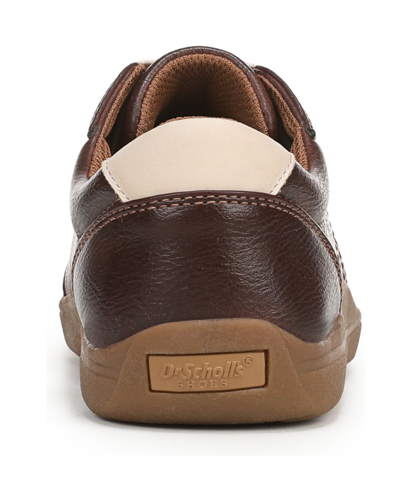 Женские кроссовки Dr. Scholl's Be True Court Inspired Lace Up, цвет: Каштаново-рыжий коричневая искусственная кожа — фото 3