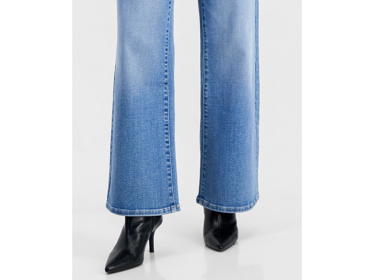 Женские джинсы I.N.C. International Concepts Petite High-Rise Wide-Leg, цвет: Варёный — фото 5