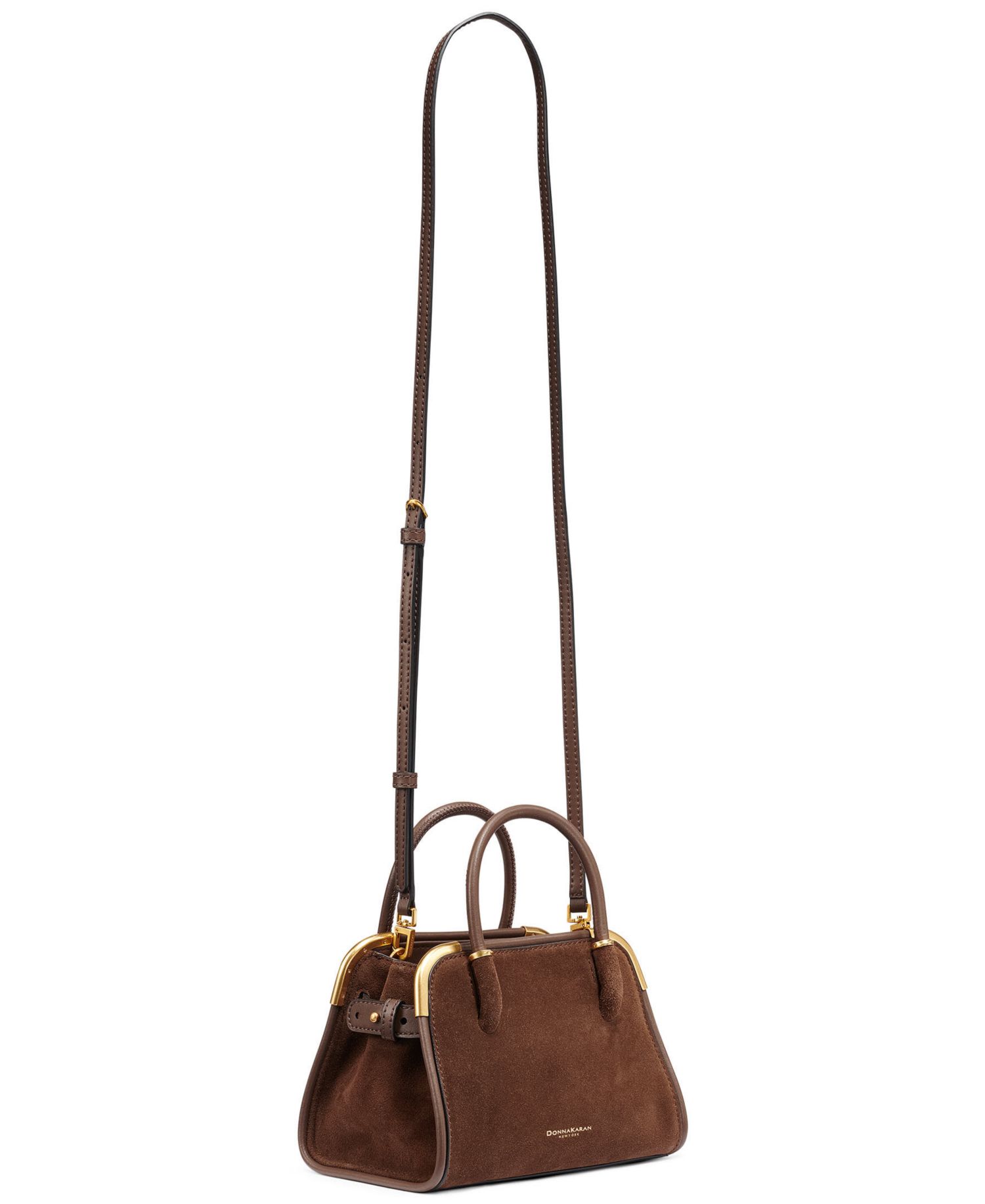 Satin Suede Mini Crossbody Satchel Handbag