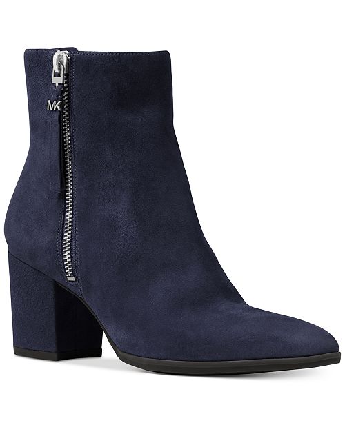 Michael kors suede booties shop