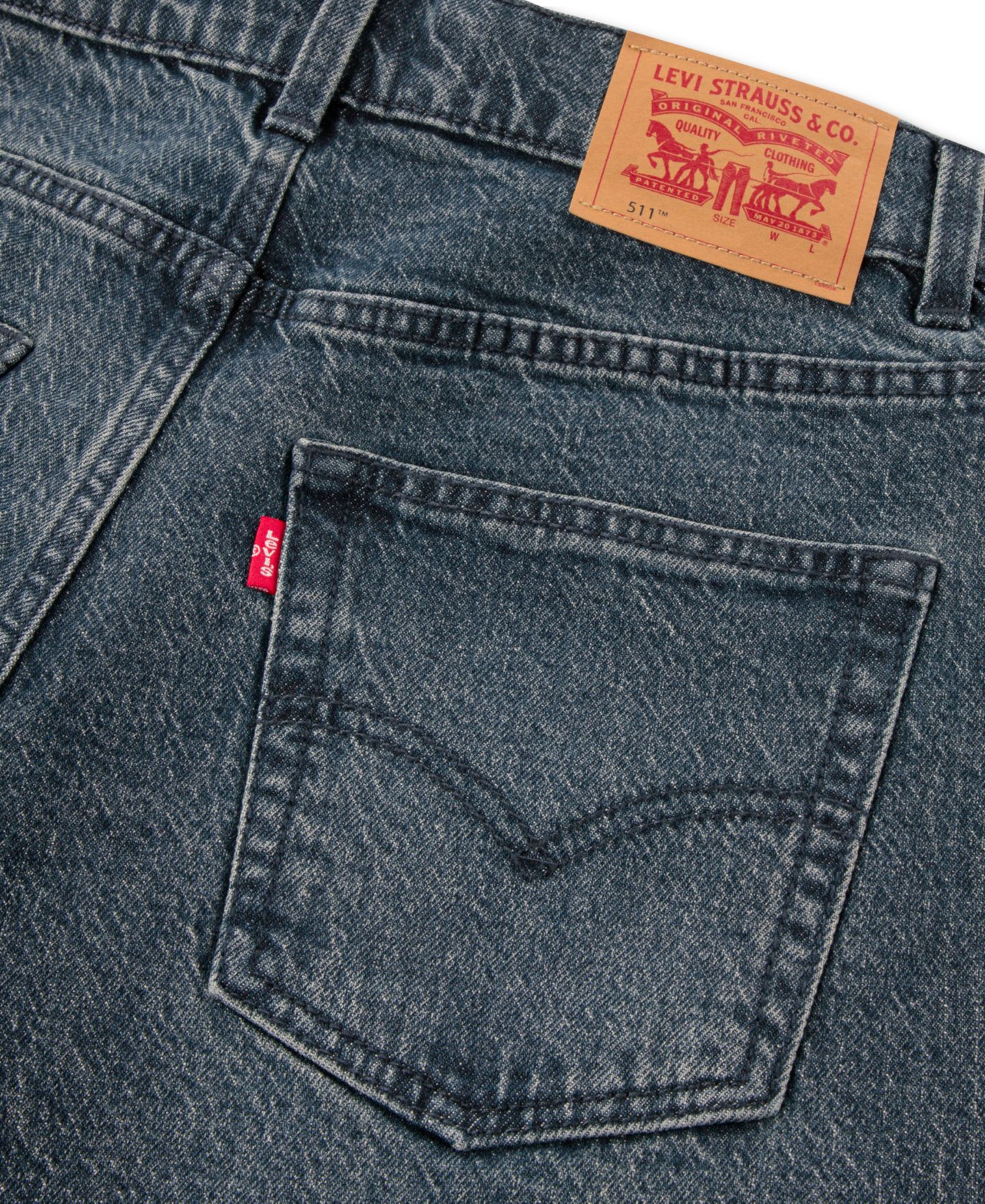Джинсы Levi's 578 Baggy-Fit для мальчиков, цвет: All Night — фото 4