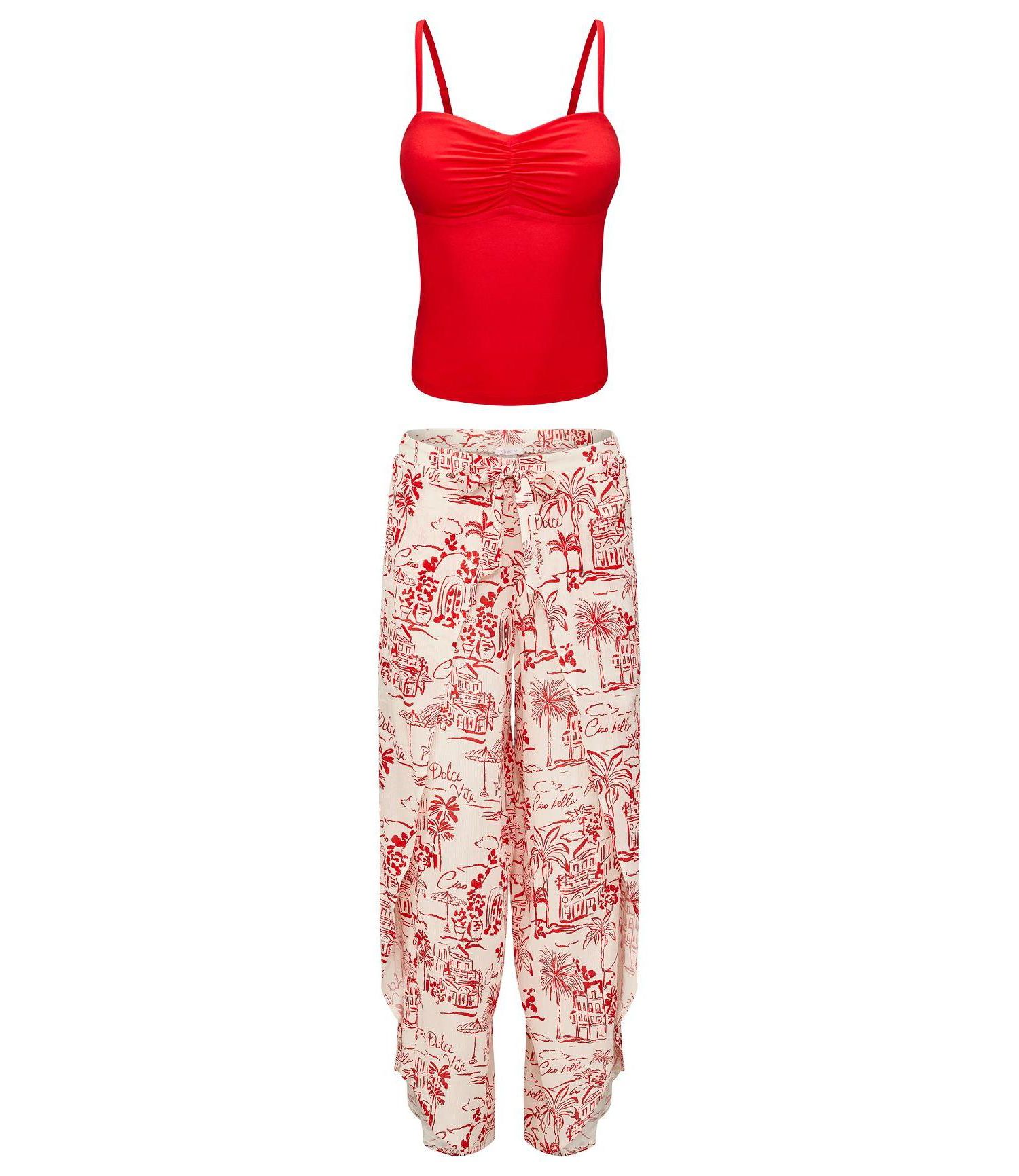 Plus Size Patti Cami And Pant Set