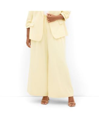Women's Abbie Fully Lined Wide Leg Pant