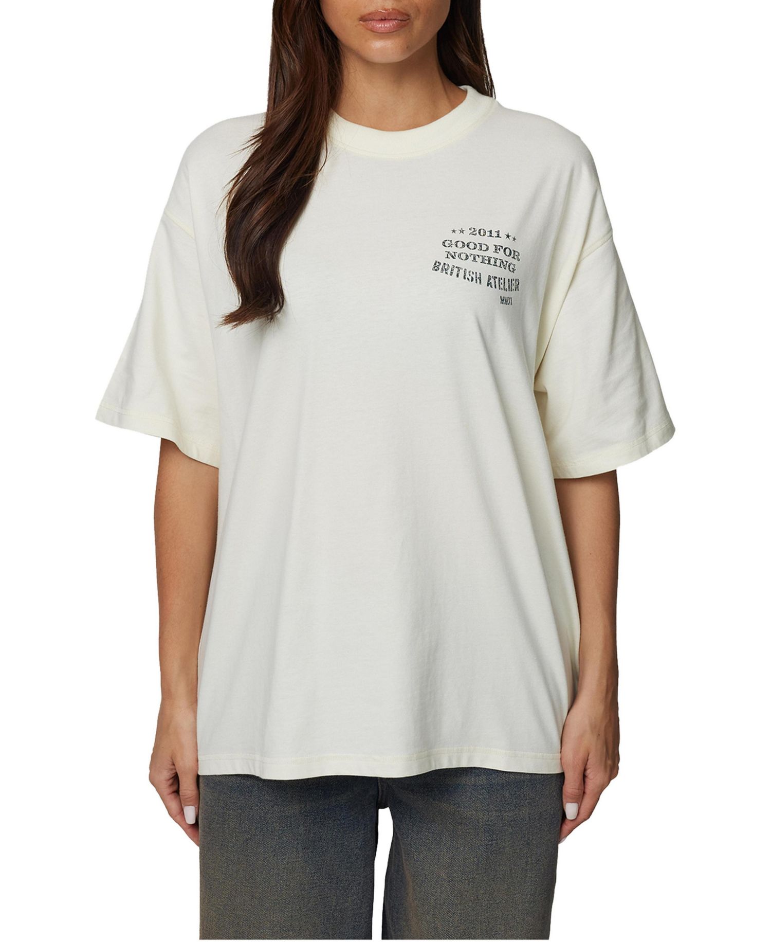 Women's Oversized Stamp T-Shirt