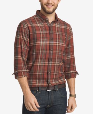 G.H. Bass & Co. - Men's Plaid Flannel Long-Sleeve Shirt