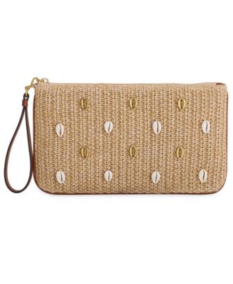 Ashlee Straw Envelope Wristlet