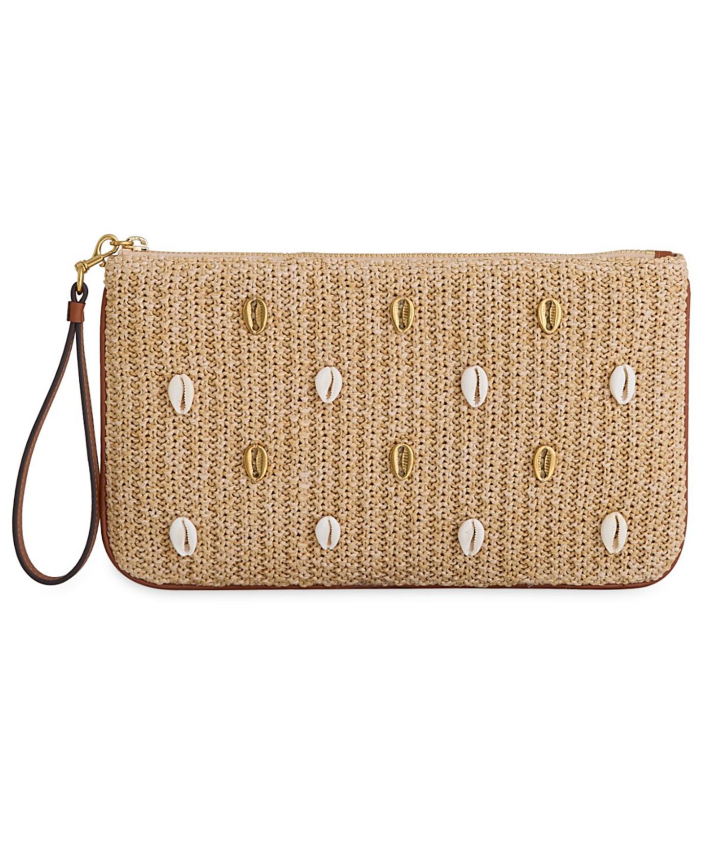 Женский соломенный клатч-браслет Rebecca Minkoff Ashlee в форме конверта, цвет: Натуральный — фото 1