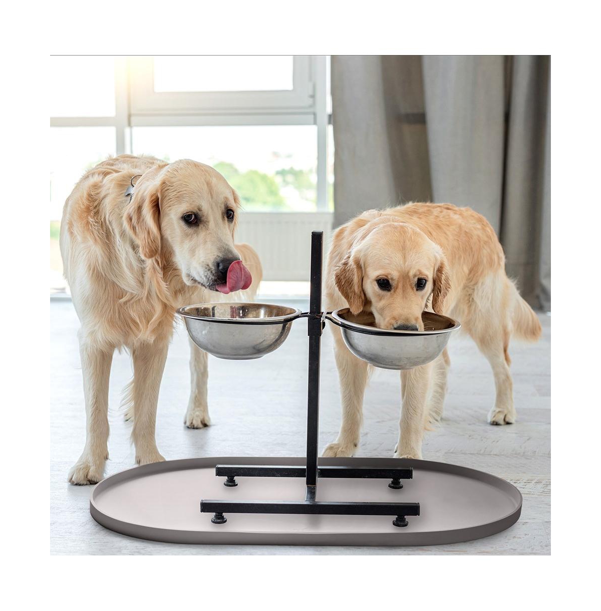 DogBuddy Oval Dog Food Mat/ Pet Placemat