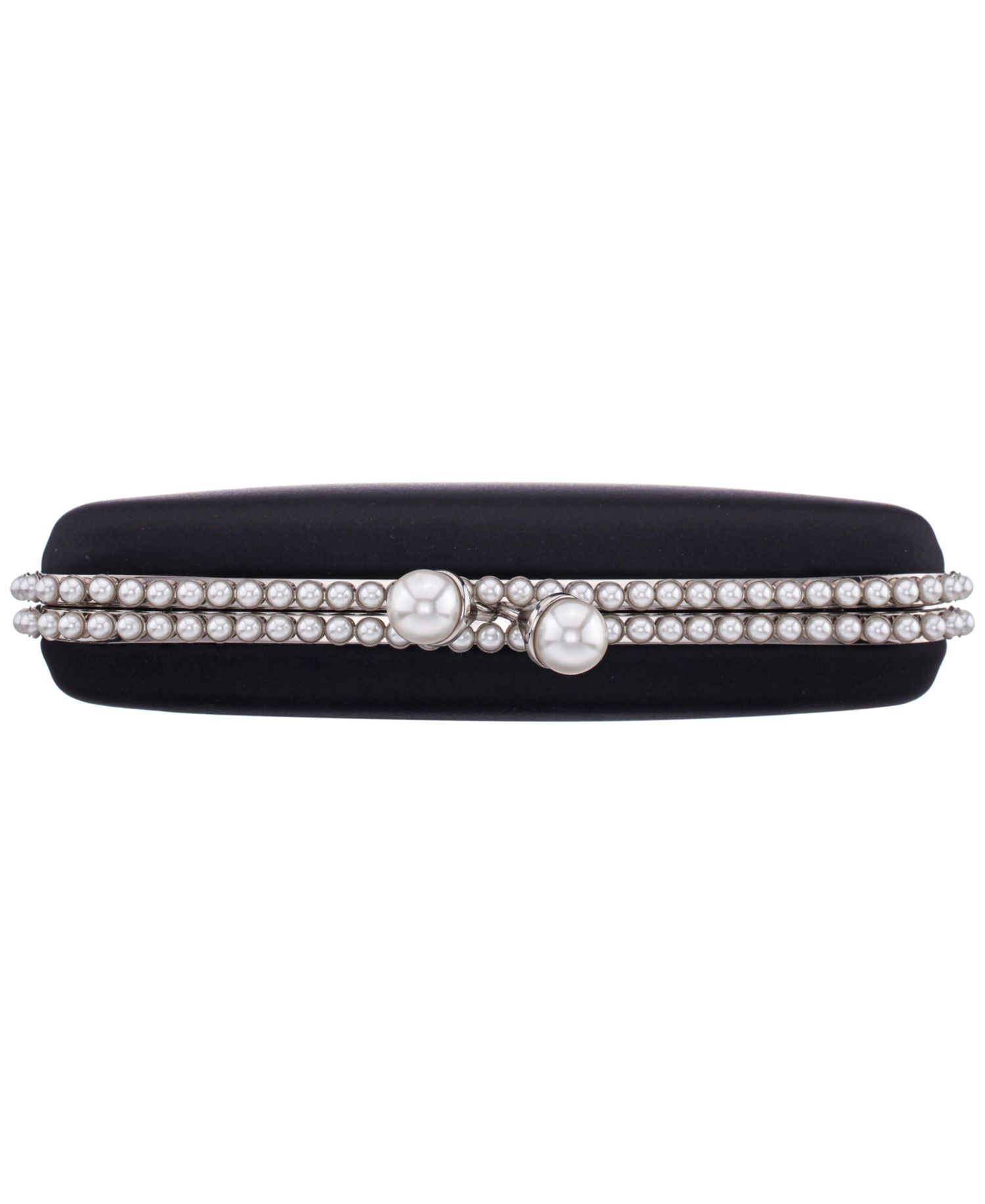 Imitation Pearl Goddess Minaudiere Small Clutch Handbag