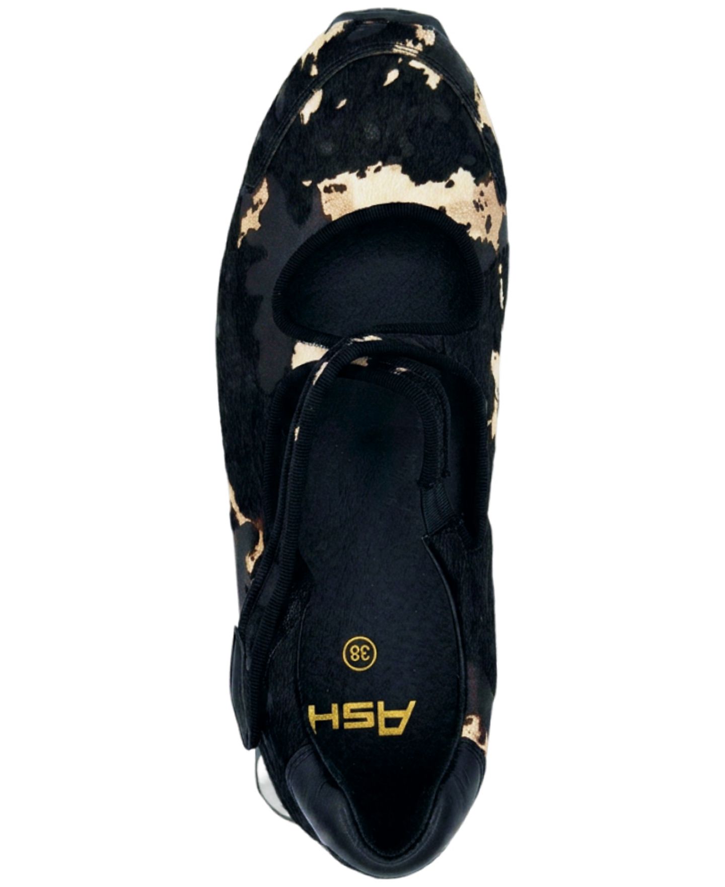 Женские кроссовки ASH Kore Round Toe Slip-On, цвет: Чёрный — фото 4