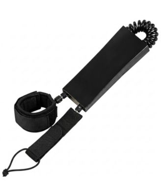 10 ft Coiled Stand Up Paddle Board Leash with Stainless Swivels