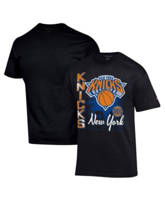 Men's Black New York Knicks Vertical Jersey T-Shirt