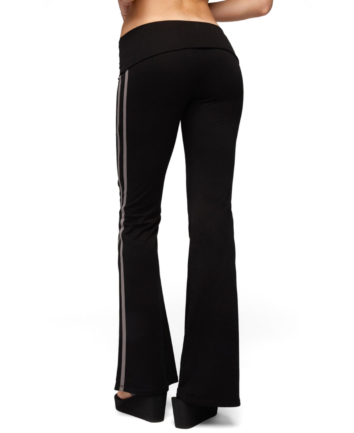 Women's Charly Foldover Stripey Flared Pants