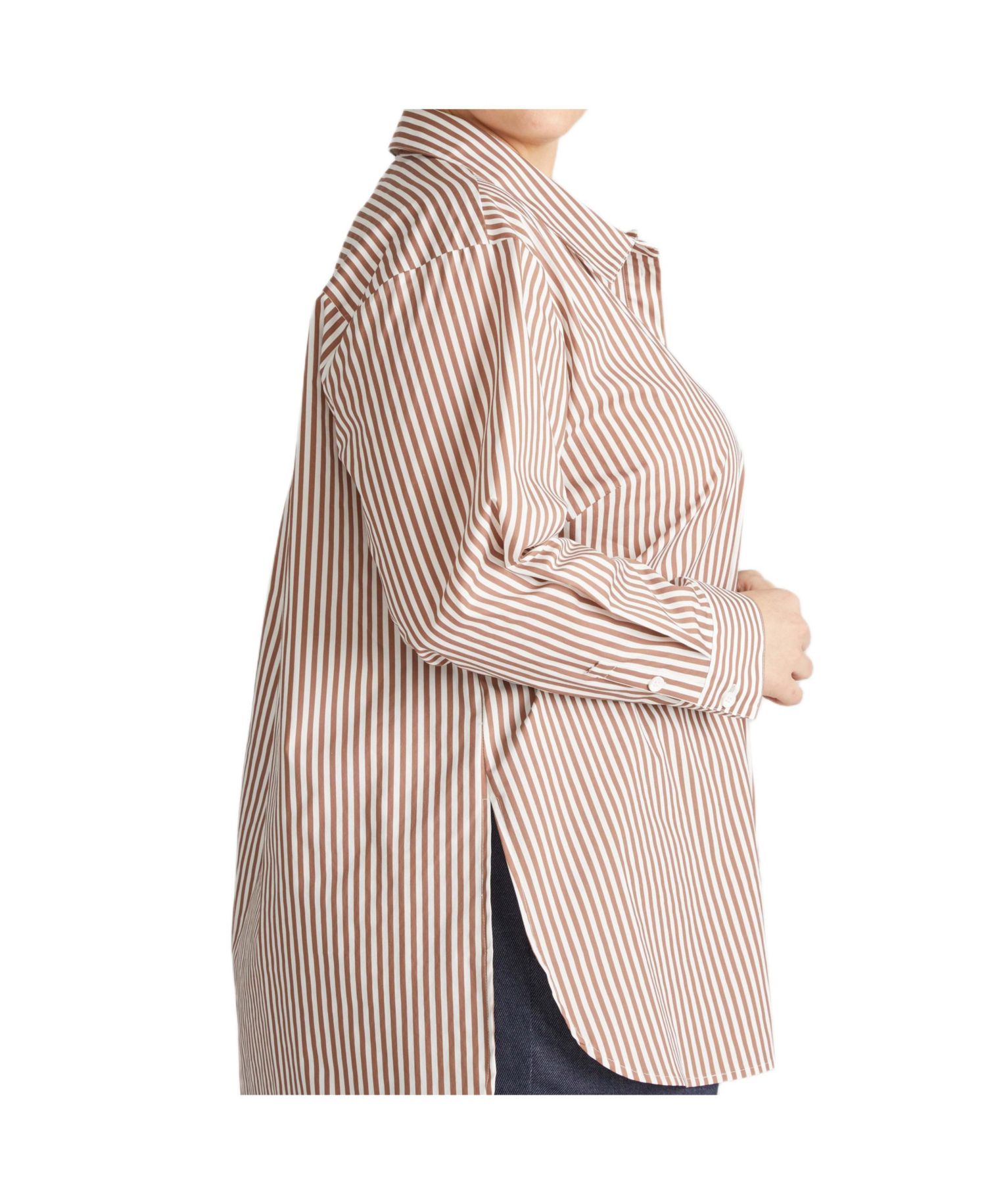 Plus Size Artist Poplin Shirt