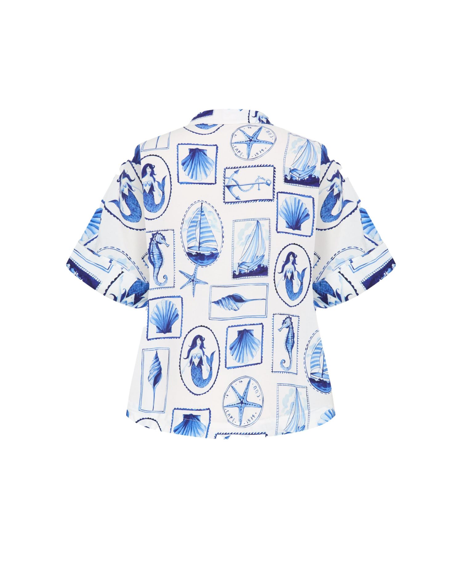 Plus Size Liana Amalfi Print Shirt