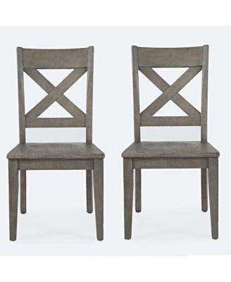 Outer Banks Reclaimed Pine X-Back Chair (Set of 2)