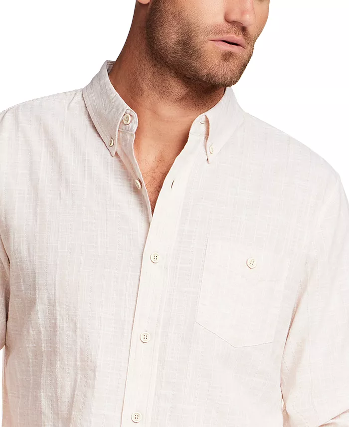 Men's Vertical Dobby Long-Sleeve Shirt - thumbnail 3