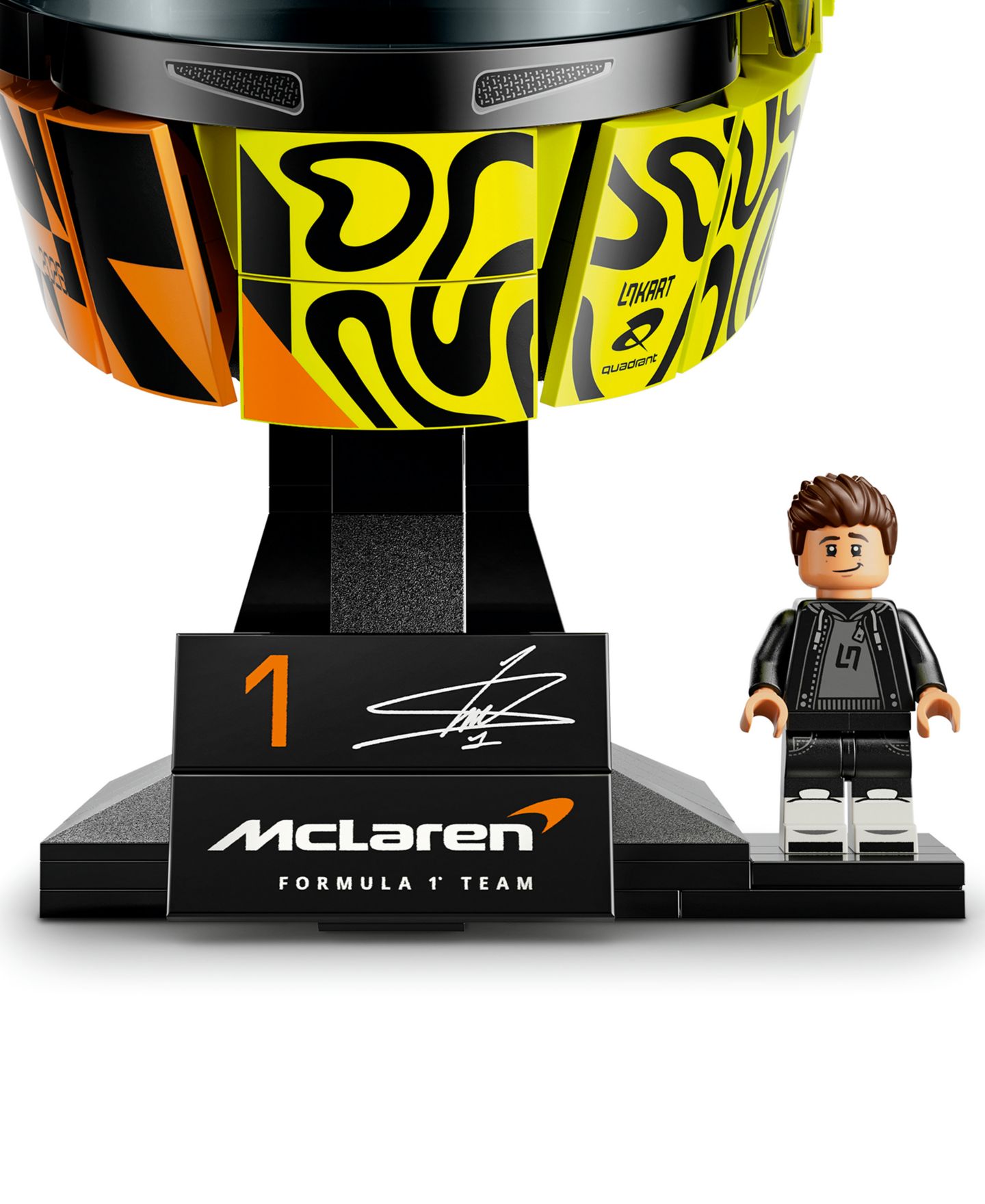 Детский конструктор LEGO® Editions McLaren Mastercard F1 Team Lando Norris Helmet 43023, 793-Piece Building Set, Ages 14+ — фото 2