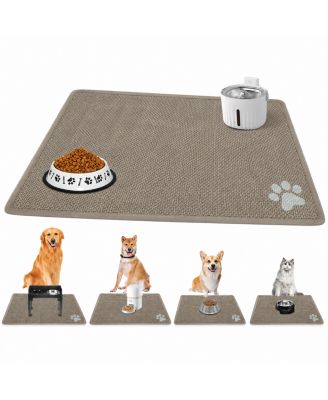 Absorbent Anti Slip Waterproof Pet Feeding Mat Easy Clean Durable