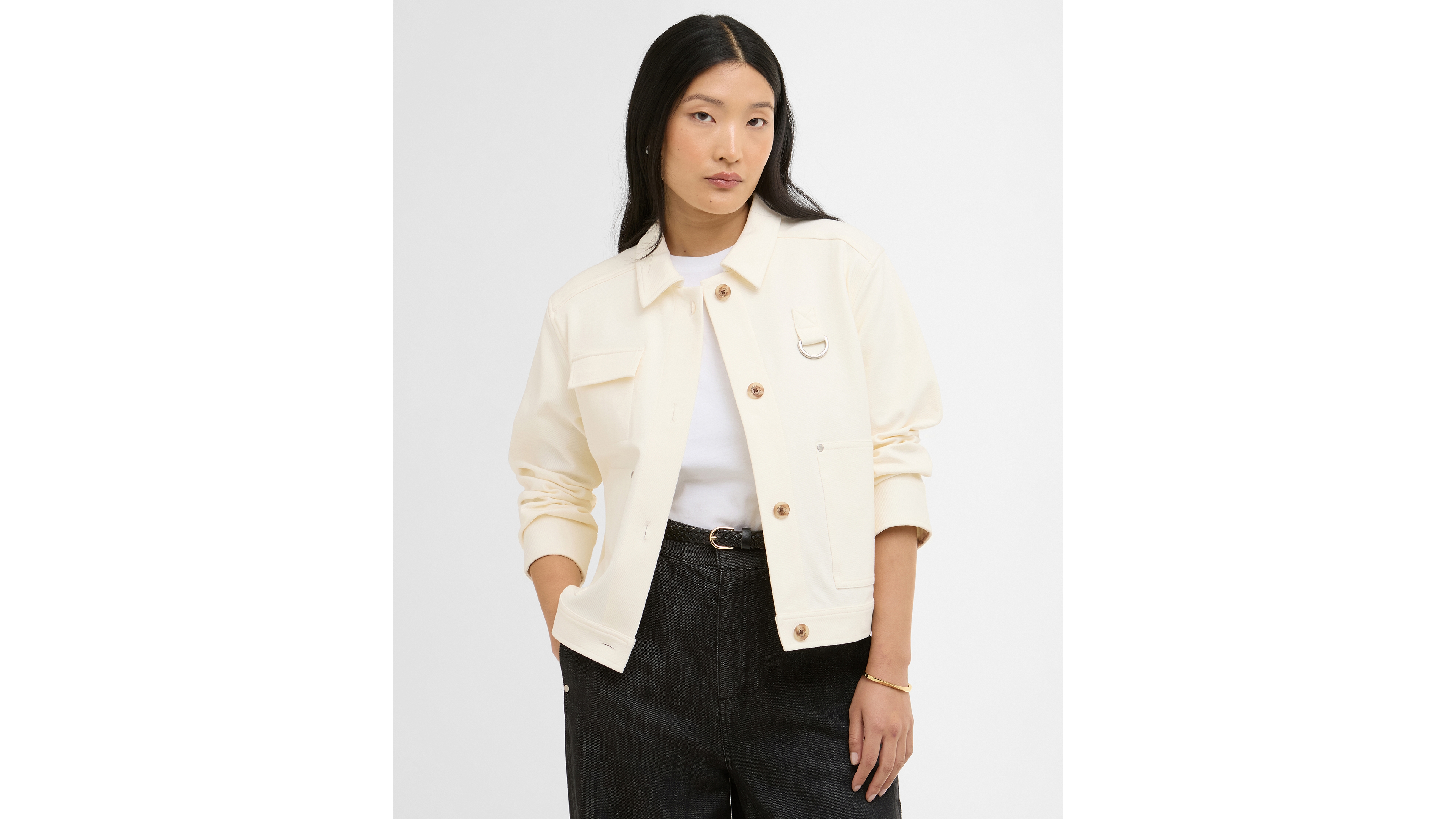 Barbour Women's Kirby Collared Jersey Overshirt