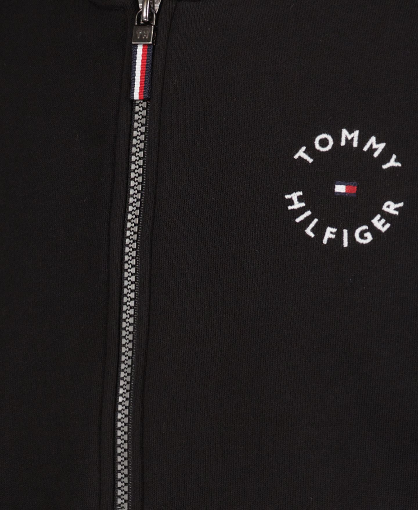 Худи Tommy Hilfiger Elevated Full-Zip для мальчиков, цвет: Чёрный — фото 9
