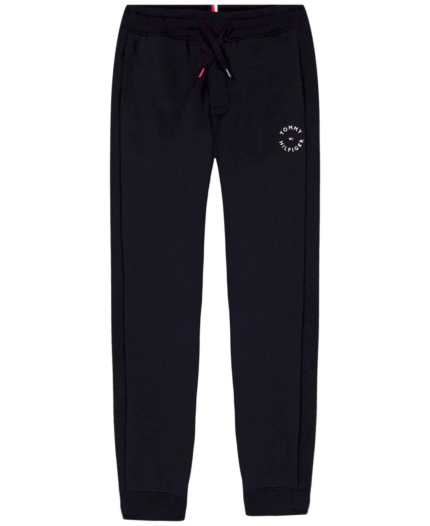 Брюки Tommy Hilfiger Elevated Drawstring Jogger Pants для мальчиков, цвет: Чёрный — фото 3