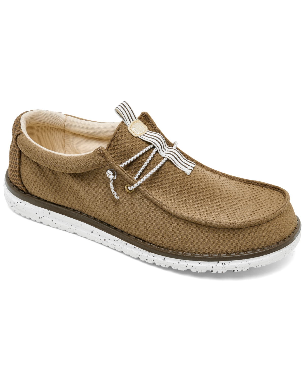 Hey Dude Men's Wally Mesh Slip-On Moccasin Sneakers from Finish Line