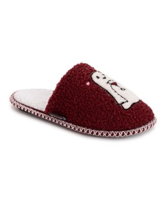 Women's Punch Needle Fall Halloween Novelty Scuff Slipper