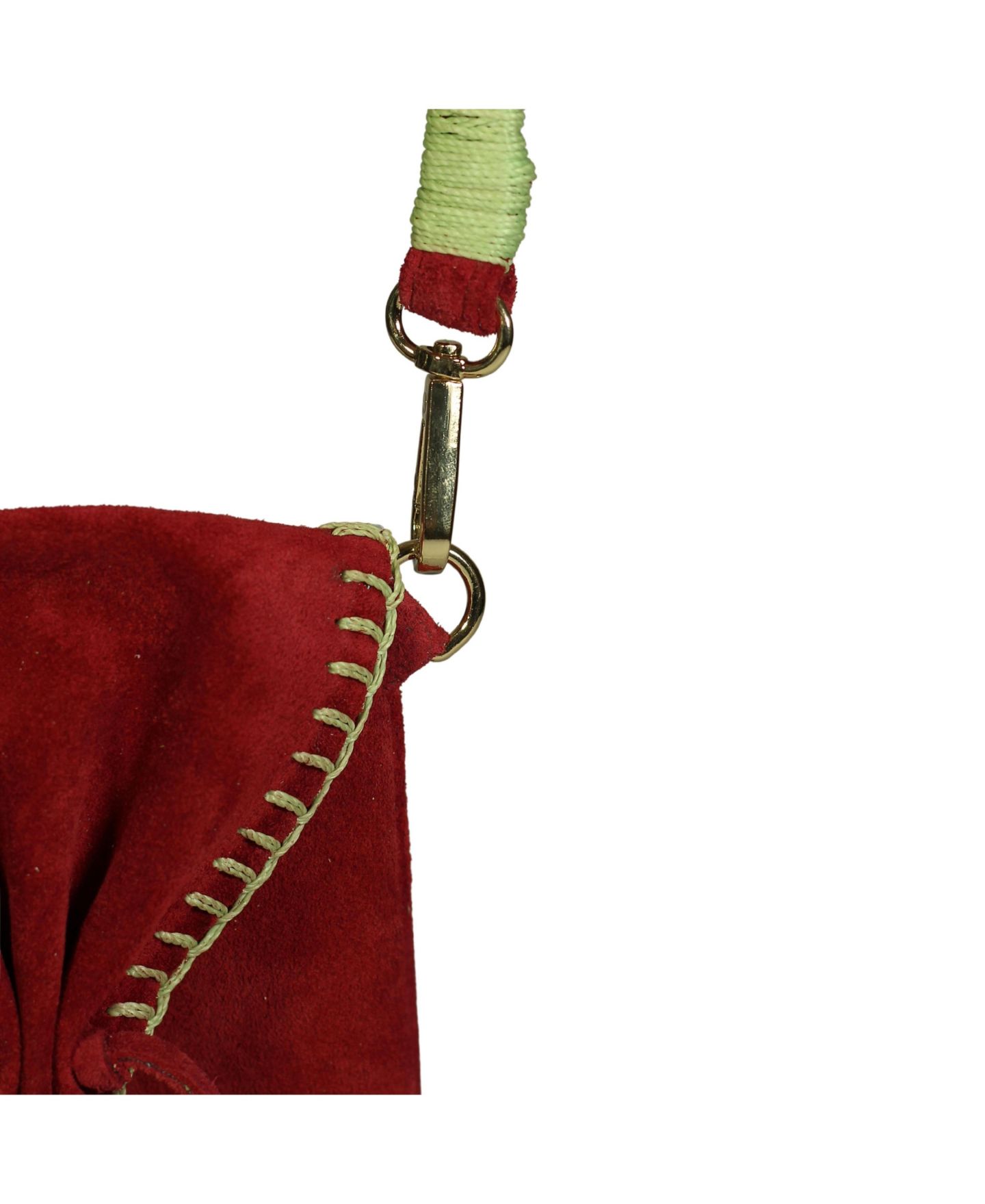 Сумка Carlos Falchi Cell Phone Butterfly Suede Leather, цвет: Malbec — фото 6